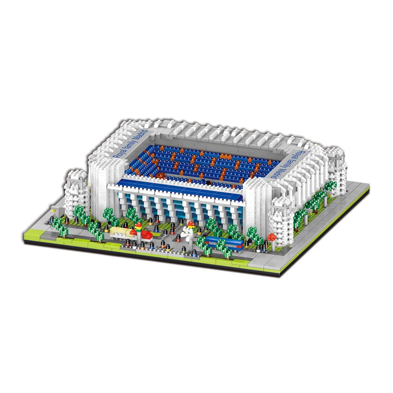 

LEZI 4030pcs Mini Blocks Football Field Building Blocks Challenge Architecture Kids DIY Toys for Children Present Boy Gift 8027