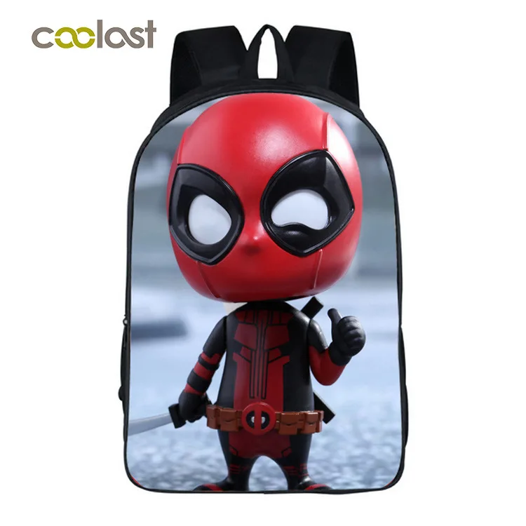 Модный рюкзак Marvel Deadpool для школьников школьная сумка мальчиков модный