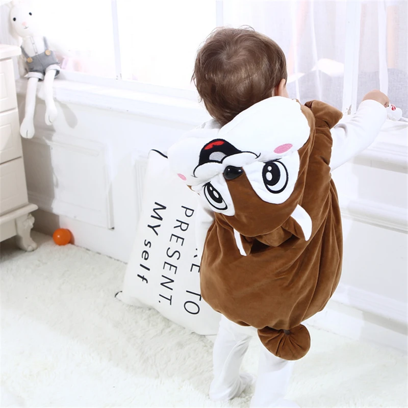 Милый детский жилет на осень и зиму плотный теплый с капюшоном мультяшной мышкой