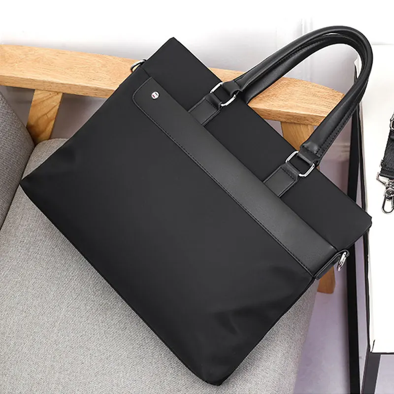 2021 Men's Briefcase Business Bag Nylon Shoulder Bags For Male 13 inch Laptop Handbags Messenger Bags Office Documents Totes