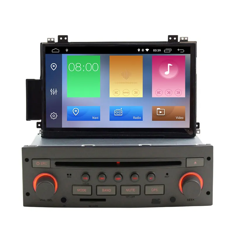 Silver LJDA Android 10 автомобильный мультимедийный плеер для Citroen C5 1 Din автомагнитола автоаудио wifi gps навигация Стерео DVD CD руль - Цвет: Silver