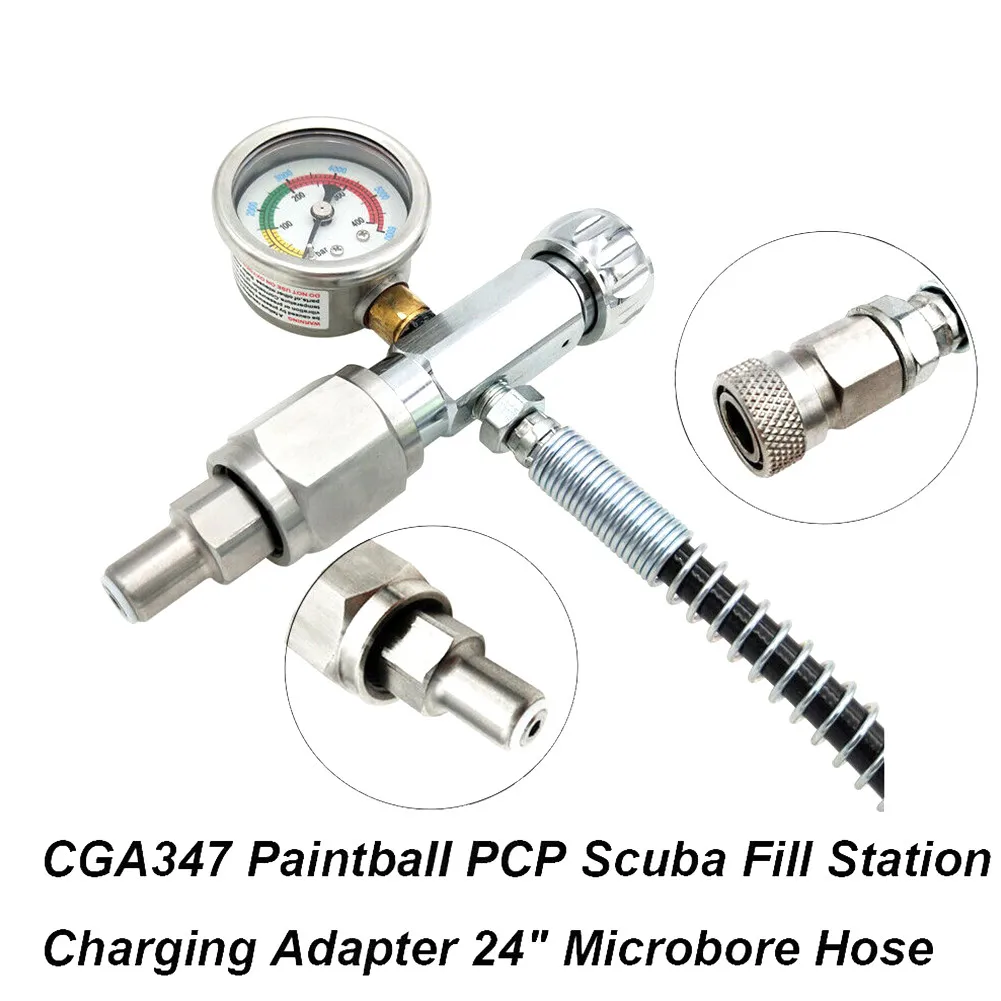 1 шт. CGA347 гайка PCP SCBA заполняющая станция зарядный адаптер шланг для пейнтбола