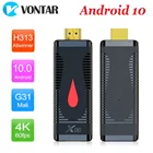 ТВ-приставка VONTAR X96 S400, 2 ГБ, 16 ГБ, 1 ГБ, 8 ГБ, Android 10, четырехъядерный процессор Allwinner H313, 4K, 2,4G, Wi-Fi, Google, приставка для ТВ-приставки
