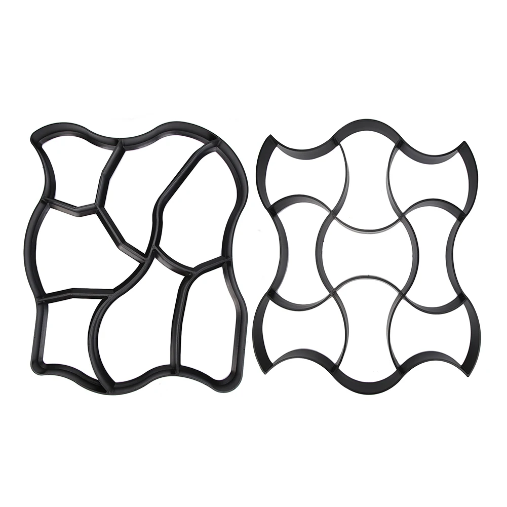 Самодельная форма для мощения цемента дорожного покрытия двора парка создание