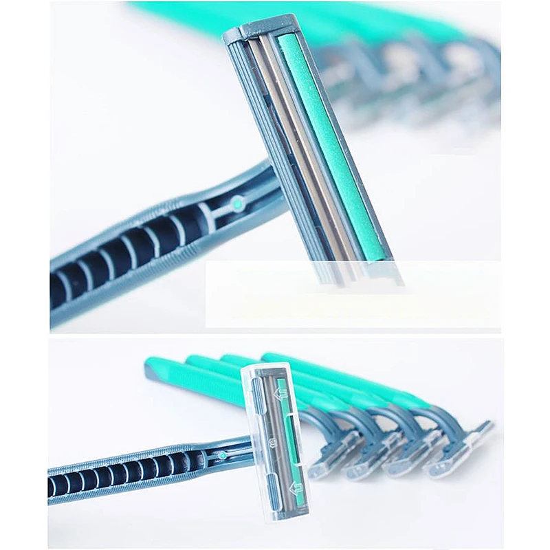 10 шт. одноразовые бритвенные лезвия из нержавеющей стали|Бритва| |