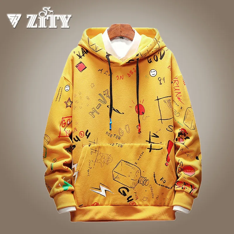 

Hoodie Sweatshirt Men Casual Pullover Hoodies Male Hip Hop Streetwear Hooded Harajuku Oversized Sweatshirts For Men Clothes