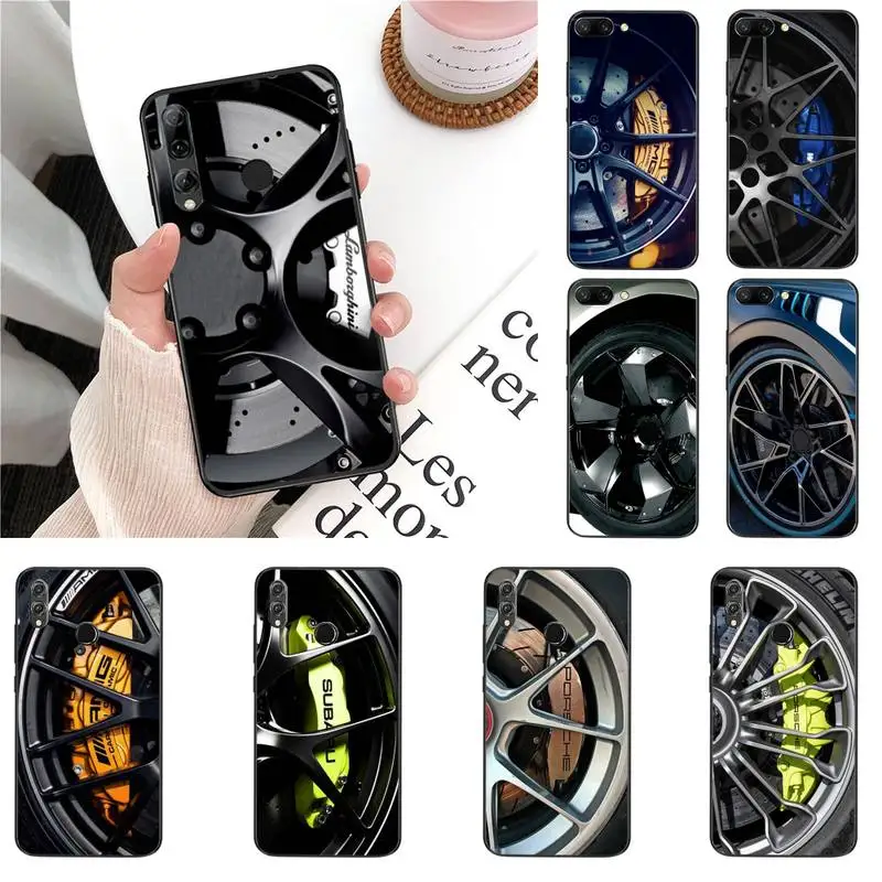 

YNDFCNB Sports car wheel calipers Phone Case For Huawei Honor 8X 9 10 20 Lite 7A 7C 10i 9X play 8C 9XPro