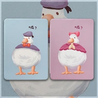 cute cartoon duck tablet case for ipad air 4 ipad pro 2020 ipad 7th 8th 9 7 10 2 10 5 mini 5 4 3 2 1 case anti fall love cover
