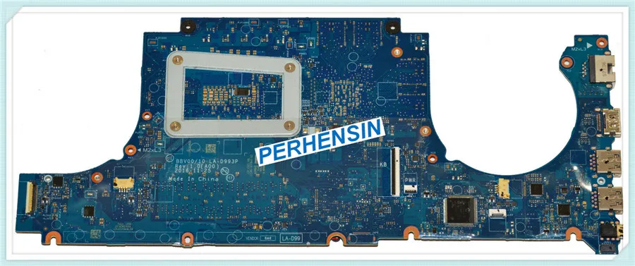 Для ноутбука Dell Inspiron 15 7567 системная плата w i7 7700HQ 2 8 Ghz CPU P84C9 0P84C9|Комплектующие для