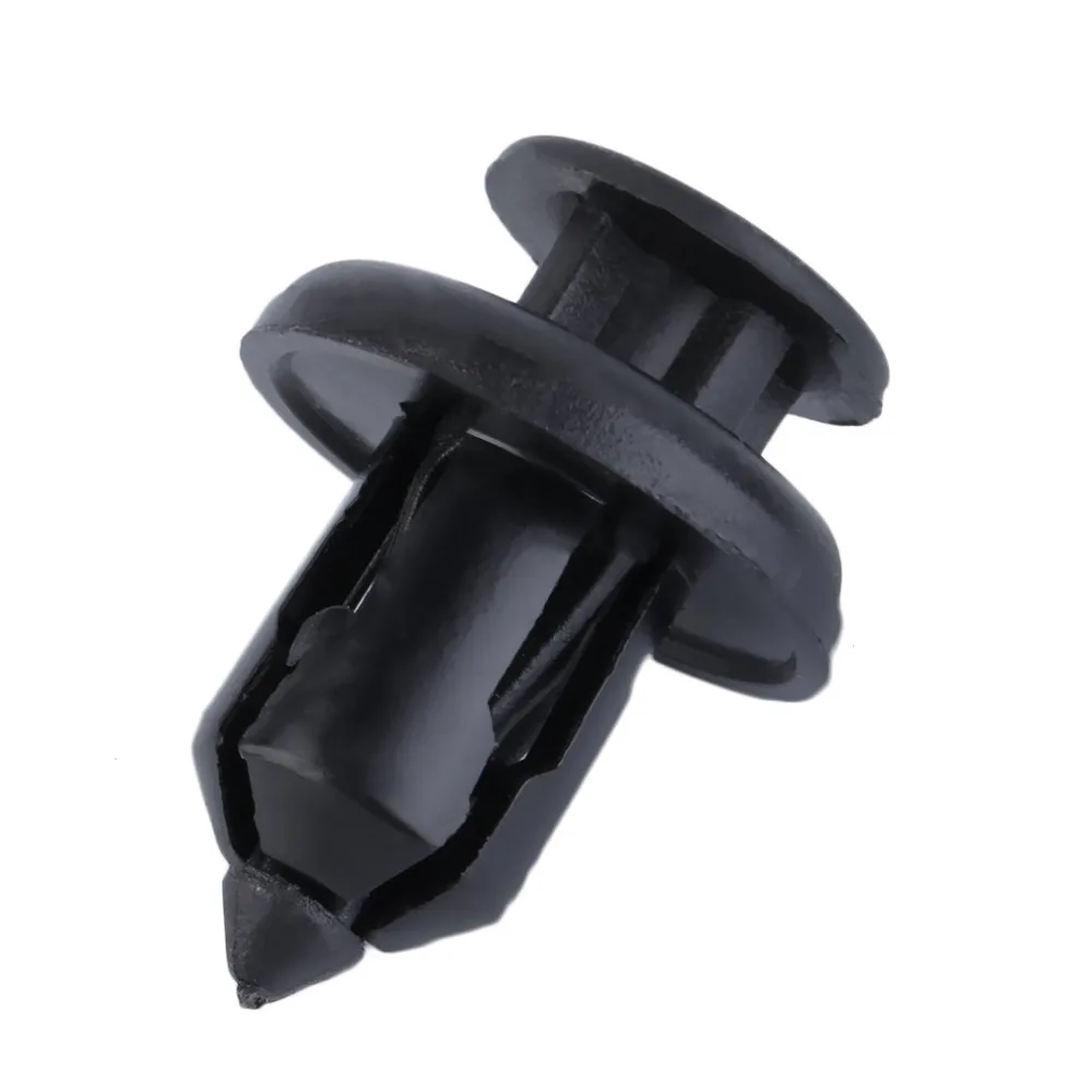 

10mm 50Pcs Vehicle Car Styling Bumper Clips Retainer Fastener Rivet 10mm 50Pcs Door Panel Fender Liner For Honda Automobiles Hot