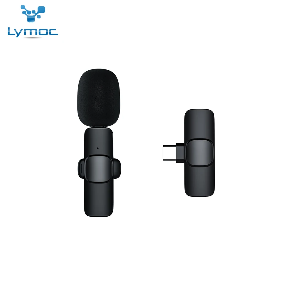 

LYMOC Wireless Mini Microphone Live Streaming Mic Low Latency Outdoor Podcasting Tiktok YouTube Vlog Video for iOS Type-C Phone