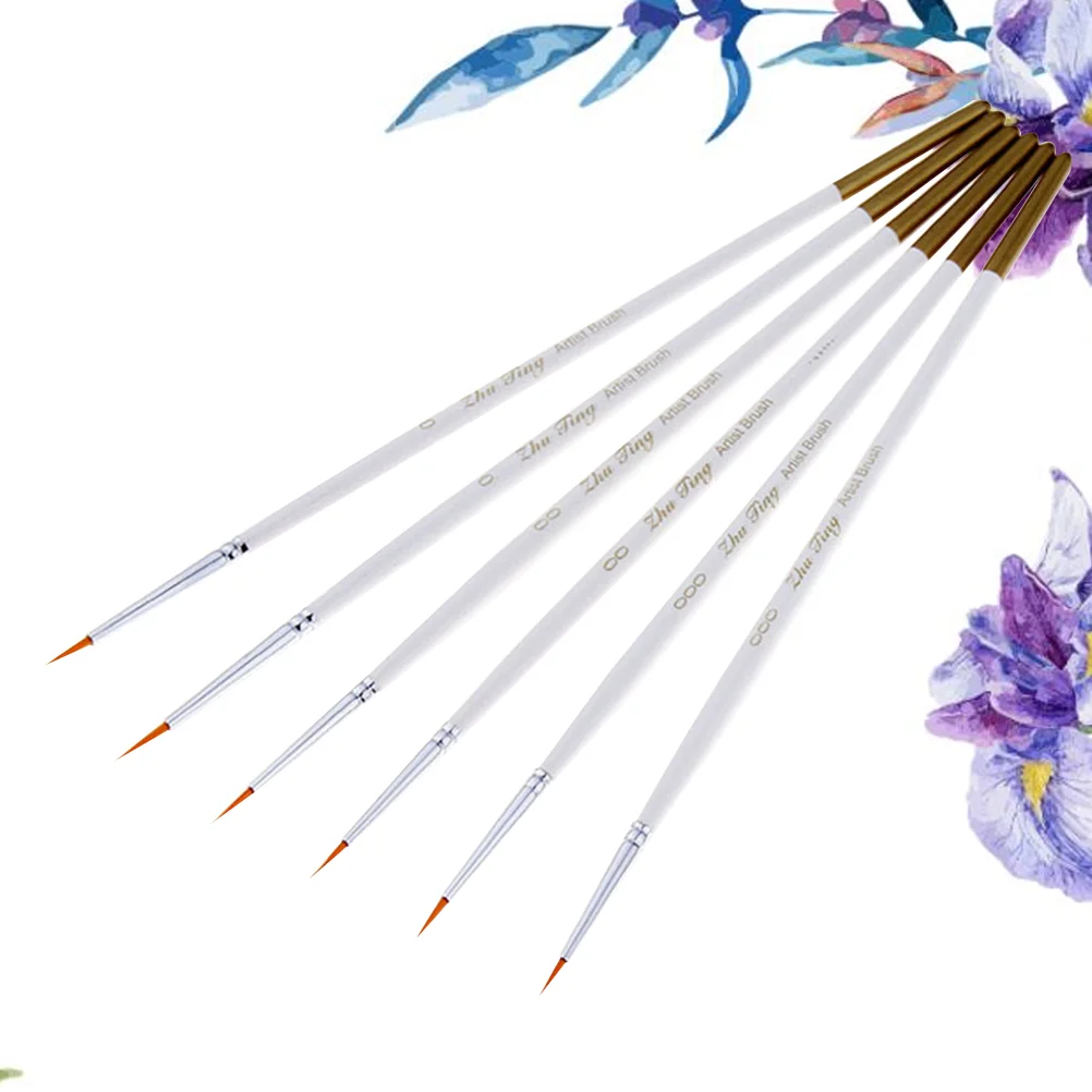 

Набор нейлоновых кистей для рисования, многофункциональная кисть для начинающих и профессиональных работников, 6 шт.