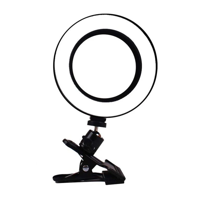 

6Inch Ring Light Video Conference Lighting Kit Dimmable Led Ring Lights Clip on Laptop Monitor for Lamp