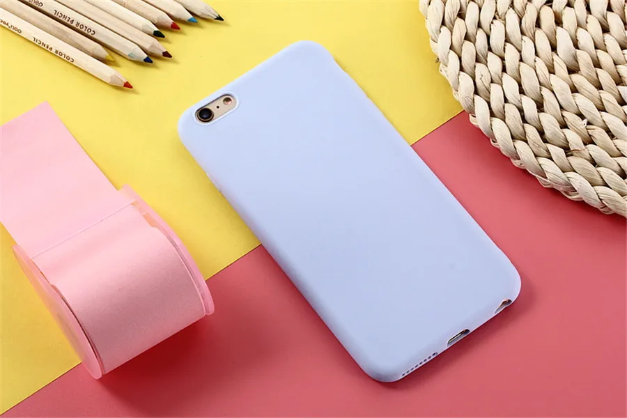 Лаванда Карамельный цвет матовый чехол для телефона для iPhone 7 Plus 6 6s 8 5S SE для iPhone XS MAX X XR 11 pro простой однотонный Мягкий ТПУ чехол s задняя крышка - Цвет: Лаванда