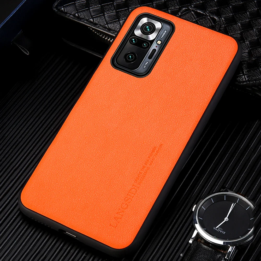 

Genuine Leather Phone Case for Xiaomi Redmi Note 10 Pro Note 11 9 8 Pro Cover For Mi 12T 11T 10T 12 11 Lite Poco X3 Pro F3 F4 GT