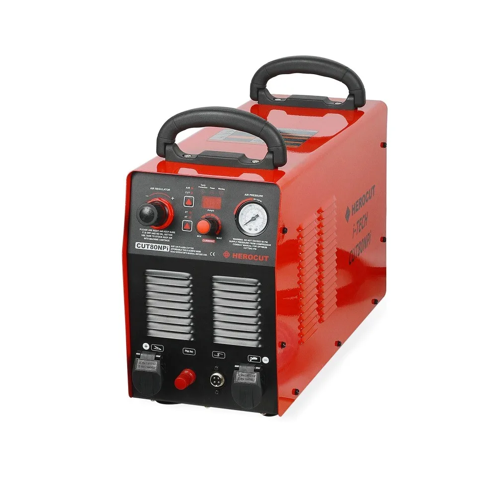 CNC 80Amps CUT80NPi 220V плазменный резак IGBT не-HF Пилот дуговой резки 25 мм чистая резка, CNC легкая работа, 2 года гарантии