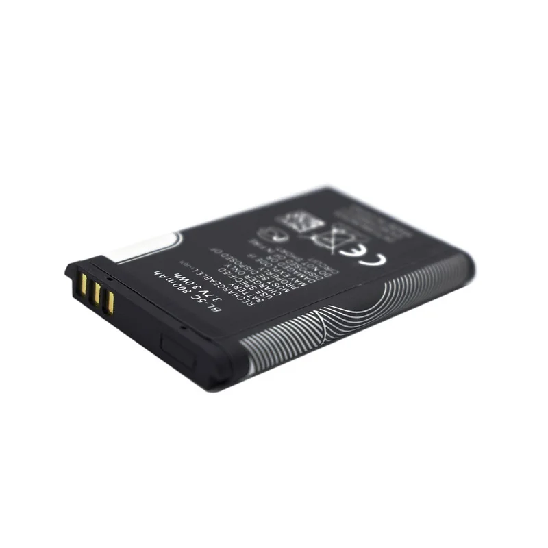 Аккумуляторная батарея BL-5C BL5C BL 5C 3 7 в 800 мАч для Nokia 2112 2118 2255 2270 2280 2300 2600 2610 3125 1 шт. |