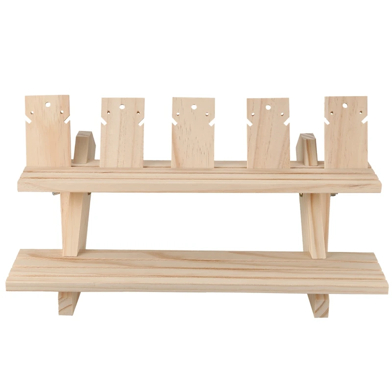 Ювелирные изделия дисплей Подвеска поднос Серьги Кольца Дисплей блоки твердой