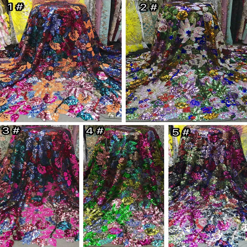 Африканская кружевная ткань 2019 нигерийские кружевные ткани 3d бусины вуаль с