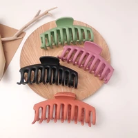 korean solid large hair claws elegant acrylic hairpins barrette crab hair clips headwear for women girls hair accessories new