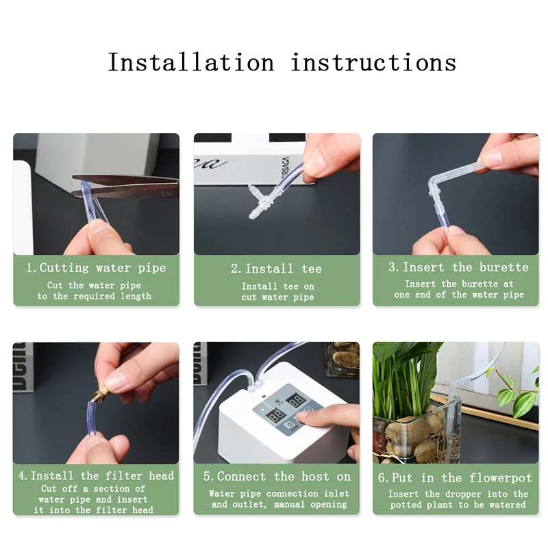 Умное устройство для автоматического полива растений комплект капельного