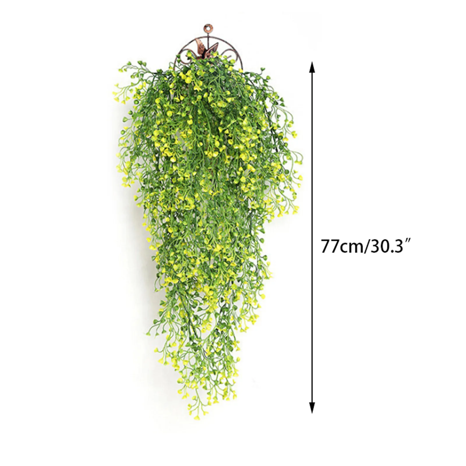 Искусственные пластиковые растения-суккуленты Длина 77 см жемчуг зеленая лоза