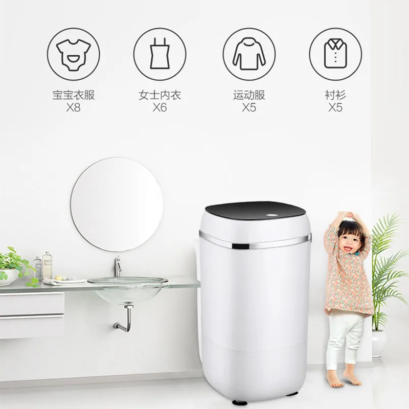 

Xiaoya brand mini washing machine for small mother and baby household single bucket semi-automatic underwear special