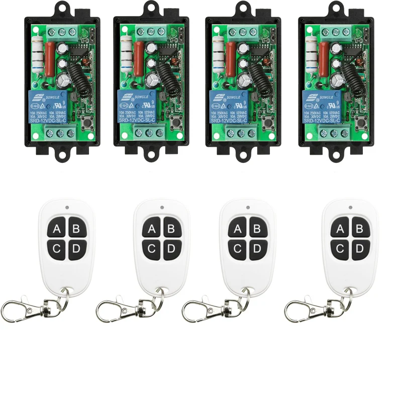 Беспроводной пульт дистанционного управления Переключатель 315 433 МГц 220 В