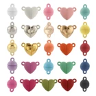 Крепкие магнитные застежки в форме сердца для кожаного шнура, браслета, шармов, магнитная застежка сделай сам для изготовления ювелирных изделий для пар