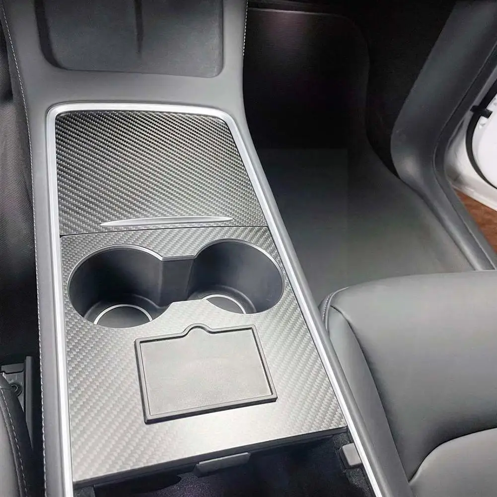 

Для Tesla Model 3 Model Y 2021 Стайлинг центральной панели управления автомобильные защитные наклейки с защитой от царапин наклейки центральный H7K1