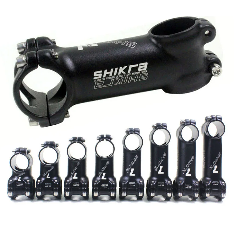 SHIKRA Ultralight Bicycle Stem MTB Road Bike Stem 31.8mm Mountain bike Stem Handlebar Stem 7 Degree 45/55/65/70/80/90/100/110mm