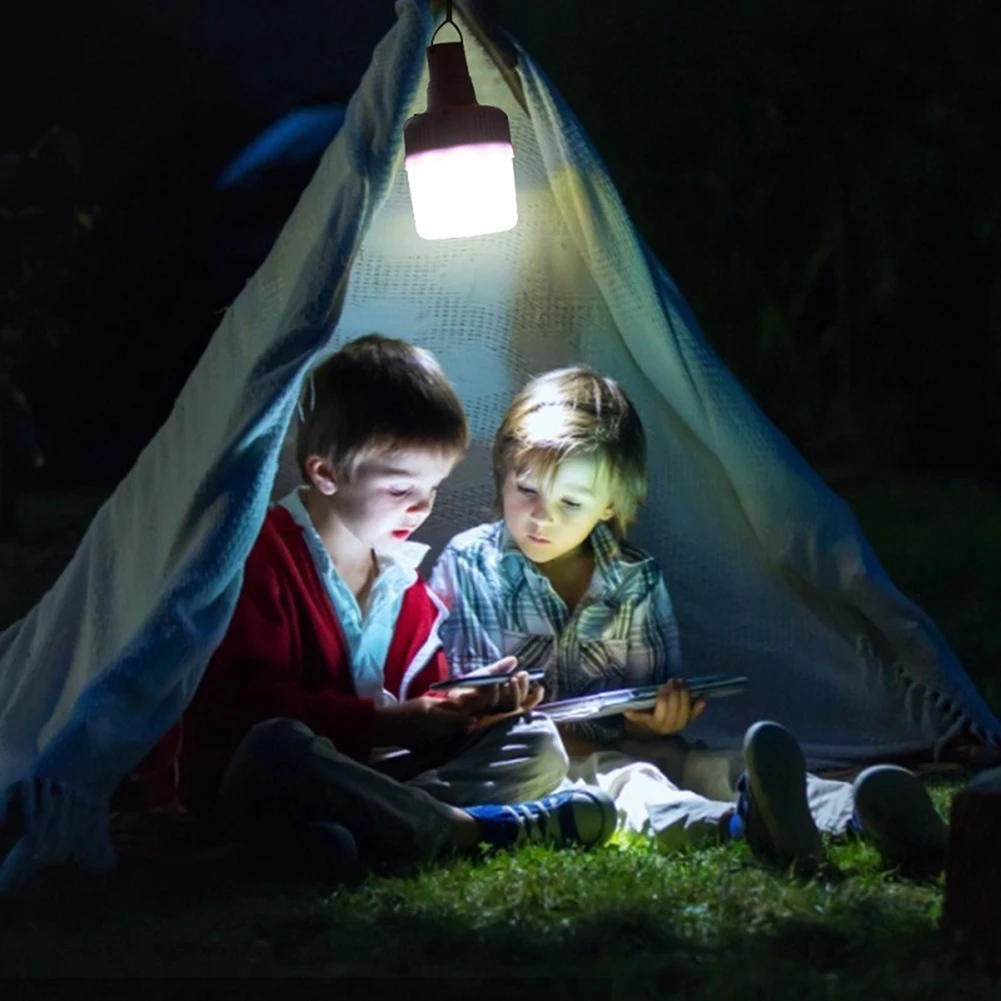 

Solar Light 3 Modes Emergency Lamp Bulb 80W LED Tent Household Outdoor Courtyard Ornament for Outdoor Garden Camping