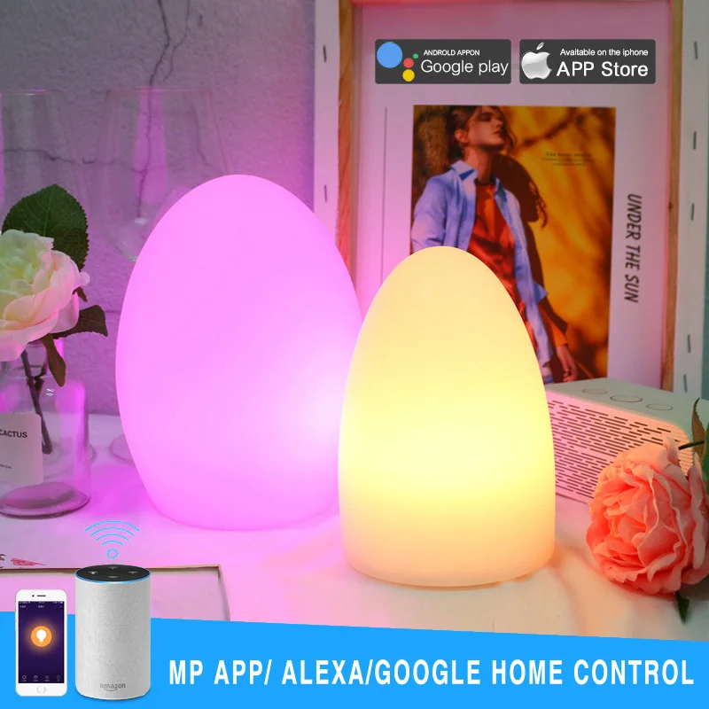 Светодиодная настольная лампа RGBW с поддержкой Wi-Fi и голосовым управлением | Лампы