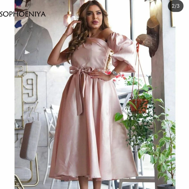 

Новое поступление, платье цвета шампанского на одно плечо, мусульманское вечернее платье, дешевые атласные официальные платья длиной ниже ...