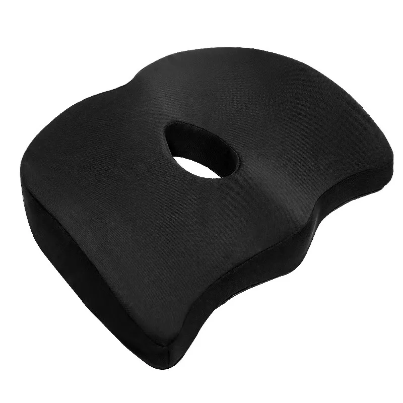 Черный Car Cushion Summer Skid-proof Air Cushion Office Seat Increase Cushion - Название цвета: Черный