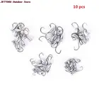 Крючок рыболовный, оловянный, из титана, вольфрама, 10 шт.