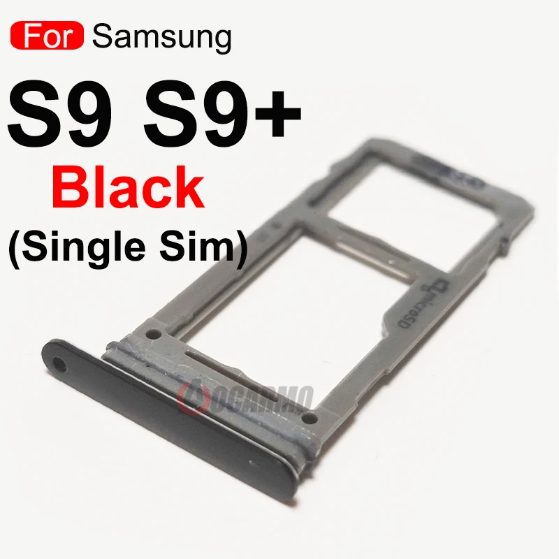 Aocarmo для Samsung Galaxy S9 плюс + G965 G965F G965FD G965U двойной Одиночная sim-карта лоток sim-карты со