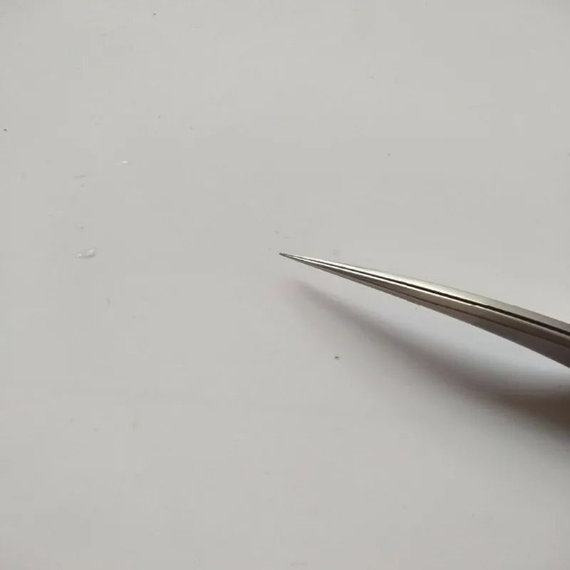 Пинцет из нержавеющей стали для наращивания ресниц супержесткий
