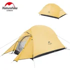 Палатка для кемпинга Naturehike Cloud-Up 20D, сверхлегкая, на 2 человека, профессиональная серия, устойчивая к ветру и дождю полевая палатка