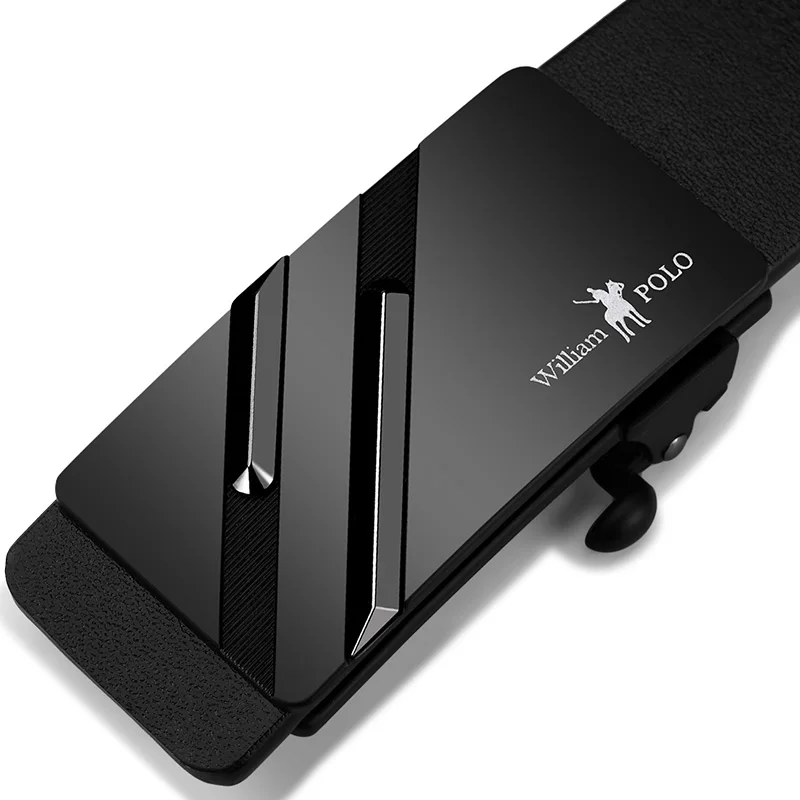 Ремень WILLIAMPOLO из натуральной кожи с автоматической пряжкой шикарный брендовый