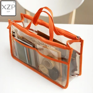 Прозрачная косметичка XZP из ПВХ, женский набор дорожный кейс для косметики, сумка для туалетных принадлежностей, прозрачный органайзер, коробка для хранения