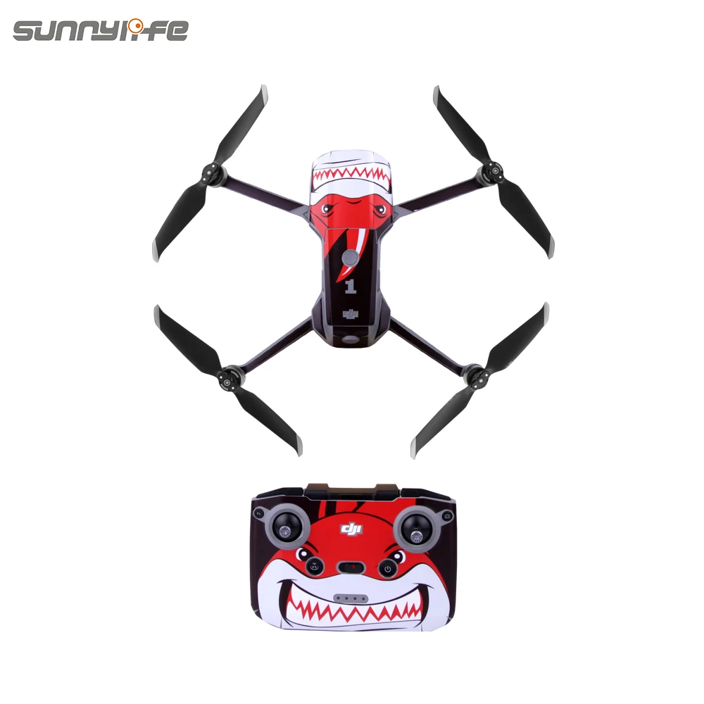 Sunnylife DJI Mavic Air 2 ПВХ наклейки защитная пленка Водонепроницаемая устойчивая к