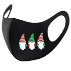 Маска для лица для взрослых красочная ткань Рождественская вечеринка шапка для рта модная нейтральная маска Mascarilla Bocas Lavable костюм на Хэллоуин