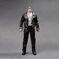 arnold punk leather black jacket suits set model 16 as044 locomotive version toy fit 12 male figure m35 body model