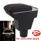 Подлокотник для Chevrolet Spark, центральный контейнер для хранения, декор для стайлинга автомобиля с подстаканником USB