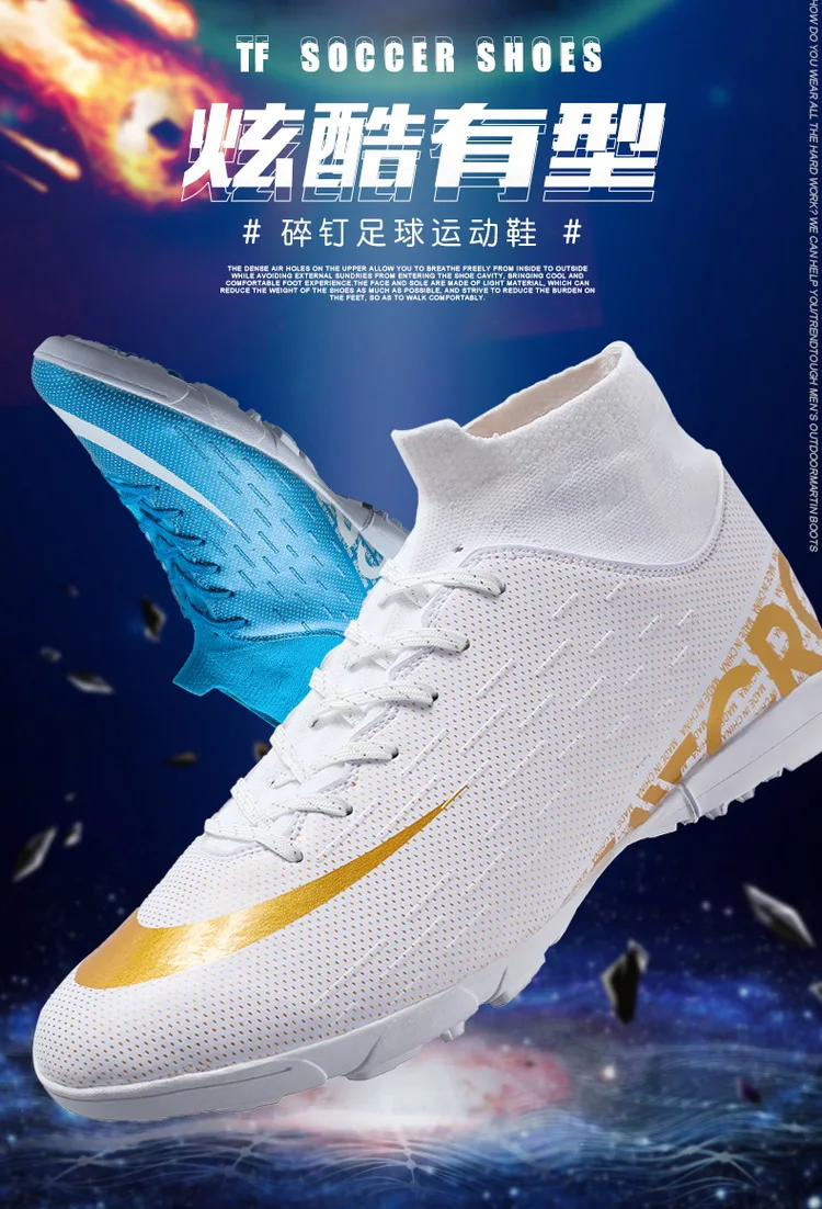 Новая мода Superfly 7 Elite SE FG Мужская футбольная обувь CR7 футбольные бутсы Neymar Молодежные футбольные бутсы носок 13 Elite FG