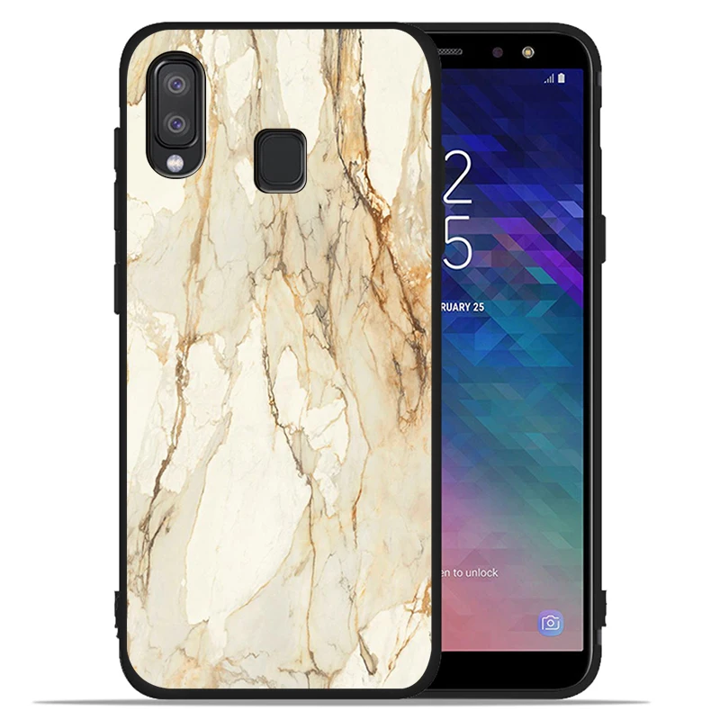 Чехол для телефона с мраморной текстурой Samsung A10 A20E A30 A40 A50 A60 A70 M10 M20 M30S M40 A01 A21 A31 A51 A71