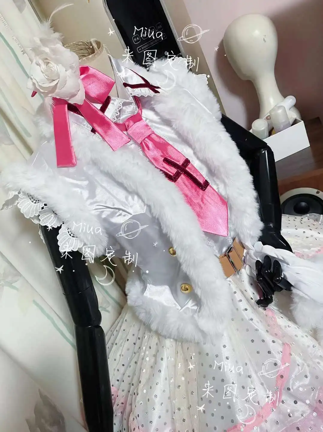 Аниме Love Live Lovelive Kousaka Honoka Снежная галяция форма сценическое платье косплей костюм