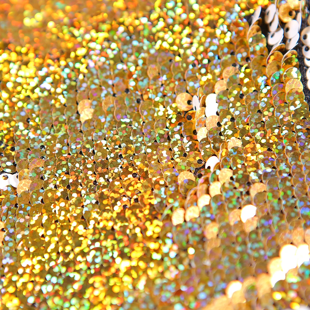 Мужской блестящий пиджак с золотыми блестками и воротником-шалью