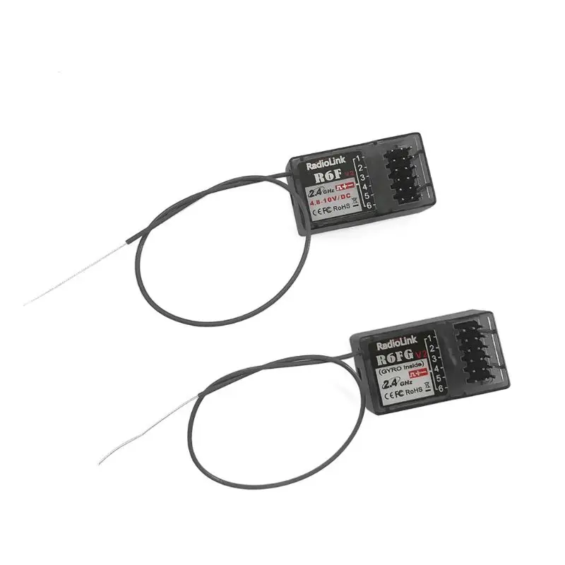 Radiolink R6FG R6F 2 4G приемник FHSS 6-канальный RX радио Управление Системы гироскопа